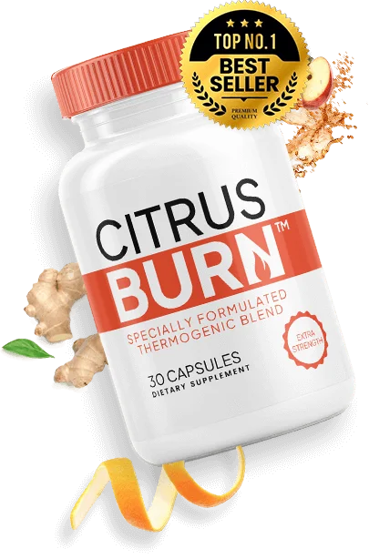 CitrusBurn thermogenic weight loss supplement bottle with natural ingredients
