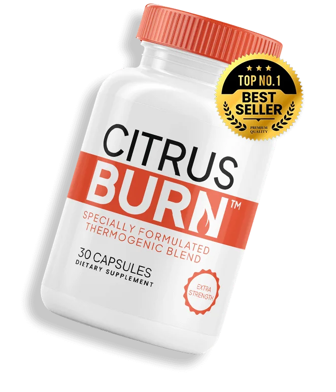CitrusBurn supplement bottle showing thermogenic blend formula